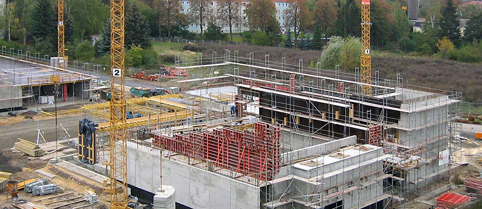 Hochschule Zittau, Fachbereich Bauwesen, Baustelle