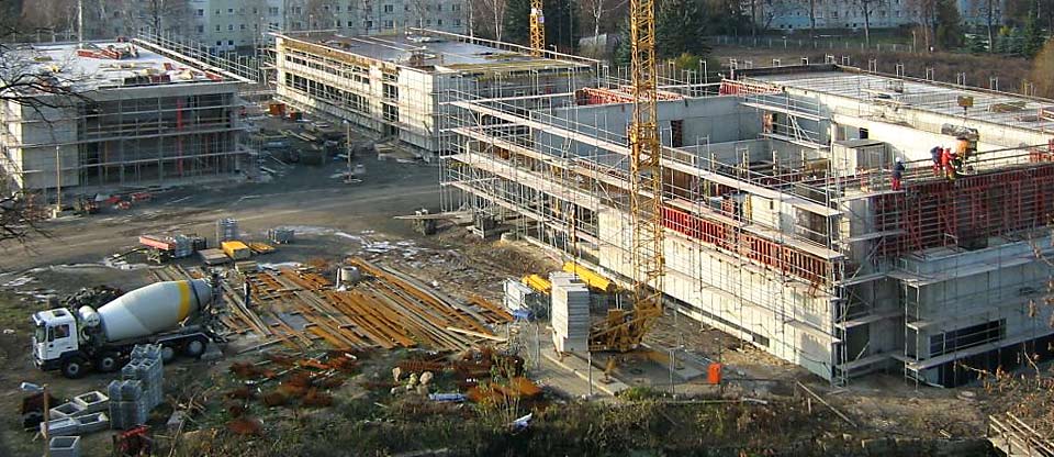 Hochschule Zittau, Fachbereich Bauwesen, Baustelle